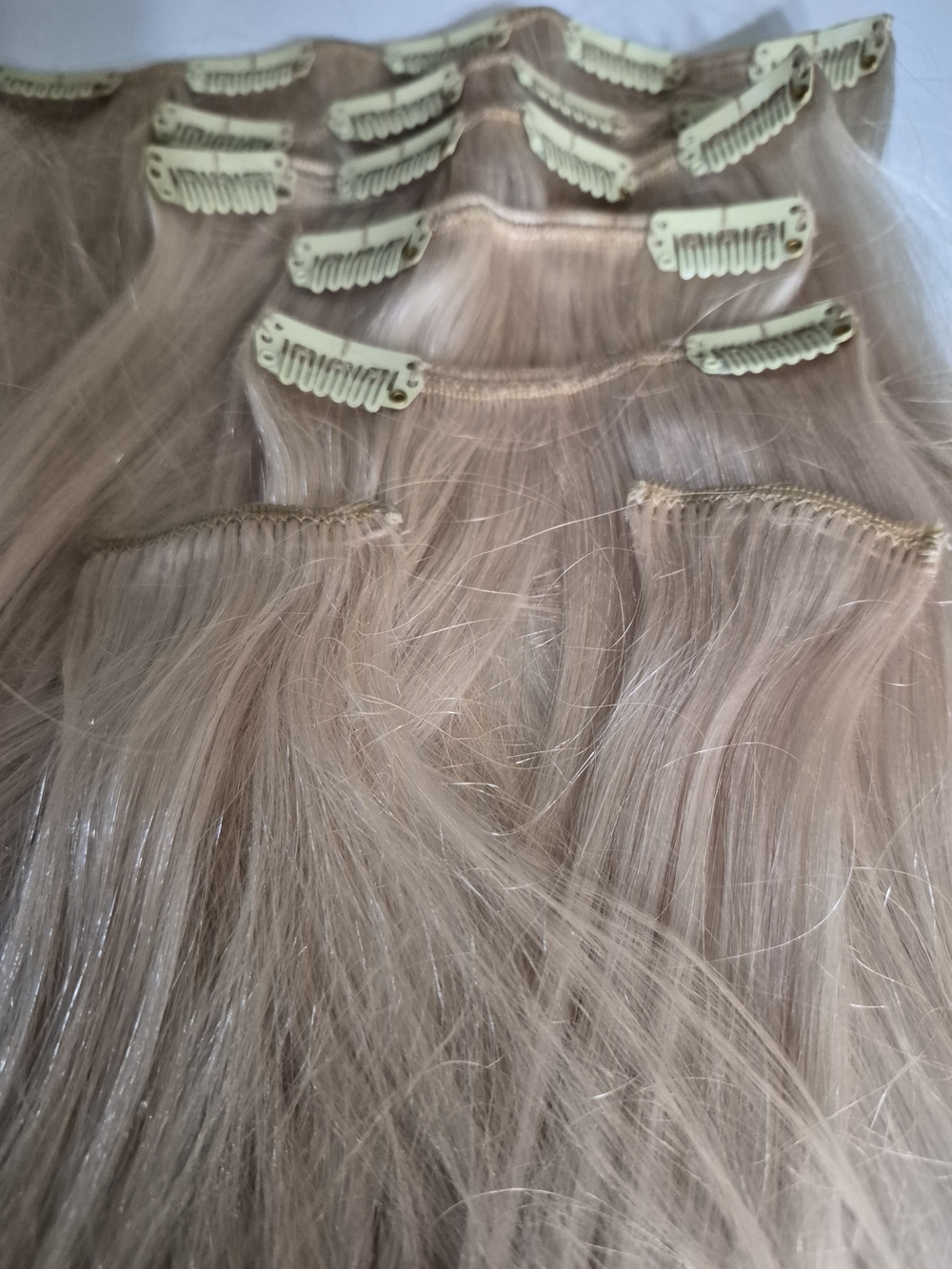 Human Hair Blonde Clip-In
